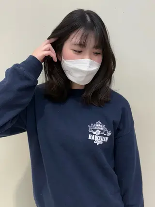 ミディアム 盛れる韓国ヘア🩰/ 透明感カラー/華のヘアスタイル