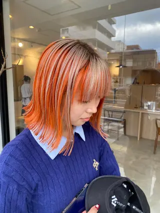 ミディアム D.I.E.V.A hair  錦糸町店所属・✨小顔レイヤー/ 中性ウルフ/清野龍平のヘアスタイル