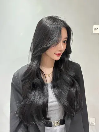 ロング カラー etora 渋谷所属・ワンホンヘア🇨🇳 髪質改善/itaruのヘアスタイル