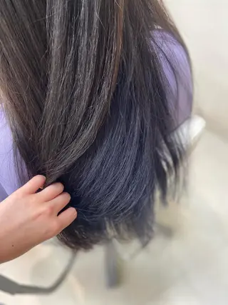 ロング カラー 菊地 美憂のヘアスタイル