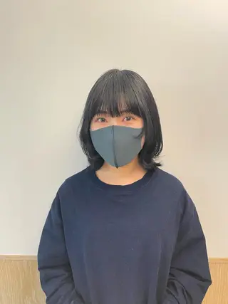 ミディアム カラー lmano所属・🍃○岡 |  Maruokaのヘアスタイル