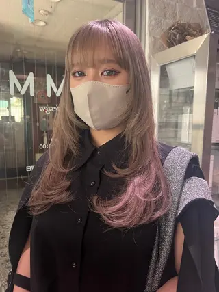 カラー AYANE 韓国ヘア /レイヤーカットのヘアスタイル