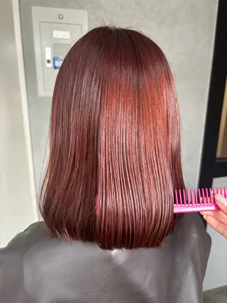 ミディアム カラー La fith hair liebe 京都駅前店所属・京都駅☆髪質改善 🎀アミ🎀のヘアスタイル