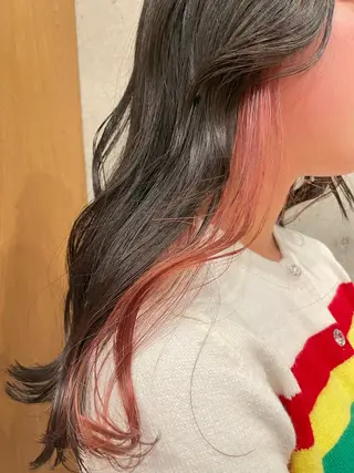 ロング カラー CRESCENDO 山本樹カットカラーのヘアスタイル