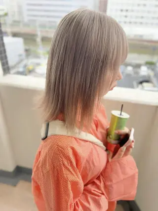 ミディアム カラー ✨【公式】 juhl.横浜✨のヘアスタイル