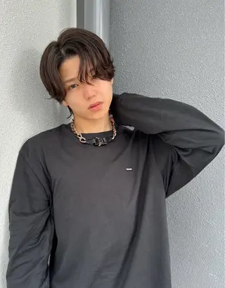 ショート パーマ 木下 健心のヘアスタイル