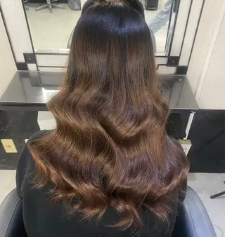 ヘアアレンジ ベルグロー本店所属・ベルグロー🧡 心斎橋スタッフ🦋のヘアスタイル
