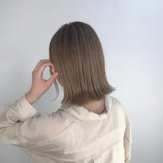 ミディアム カラー 飯塚 青空のヘアスタイル