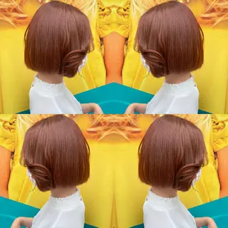 ミディアム 髪質改善カラー/店長 宮内秀峰のヘアスタイル