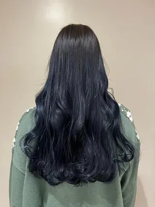 ロング カラー miwa Yuma /ブリーチ、パーマのヘアスタイル