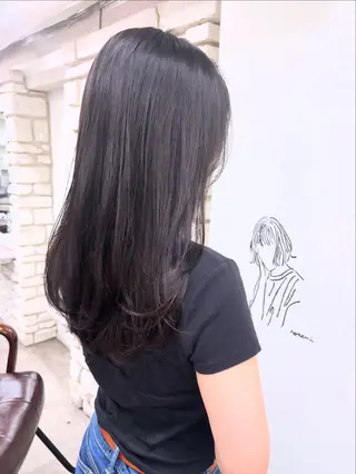 セミロング カラー 🫧似合わせヘア🫧 天王寺．阿倍野🌈のヘアスタイル