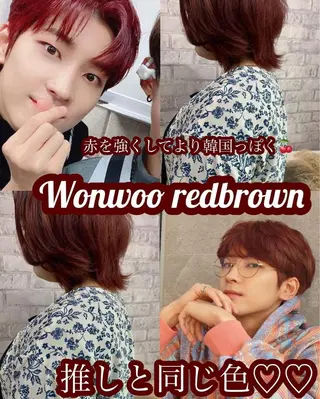 ショート カラー LIBERTE所属・韓国ヘア🌈加藤 瑠華のヘアスタイル