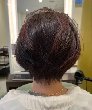 ショート 藤原 智恵のヘアスタイル