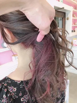 セミロング カラー 浦山 和之のヘアスタイル