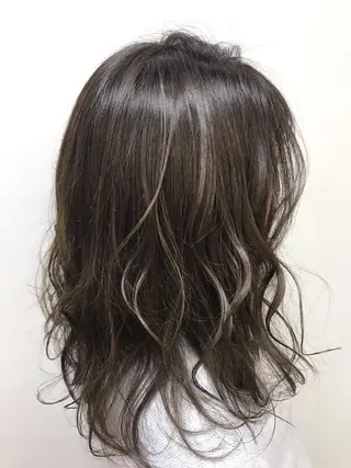 セミロング カラー 【brace小阪店】 店長   村上直也のヘアスタイル