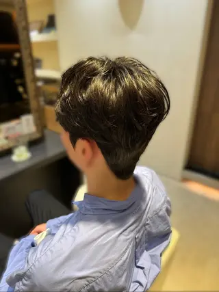 ショート パーマ メンズ YUKI🇰🇷 カルマ／ダウンパーマのヘアスタイル