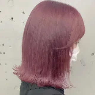 セミロング カラー 💗💗韓国レイヤー yu-ki💗💗のヘアスタイル