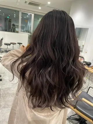 ロング カラー 京都美容師 塩のヘアスタイル