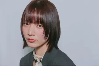 ショート カラー nui所属・清水優/レイヤー/ ボブ/髪質改善のヘアスタイル