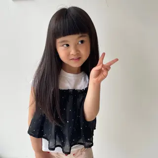 キッズ 髪質改善🫧イチカワ アリサ🫧のヘアスタイル