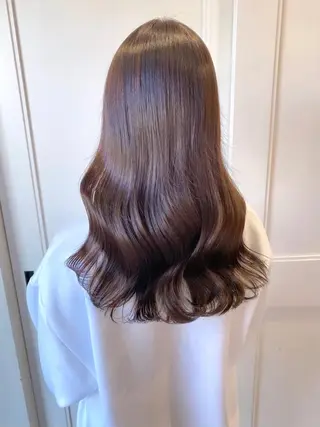 セミロング カラー Ayuna /透明感カラーのヘアスタイル
