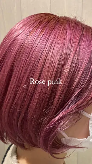 ショート カラー ヘアアレンジ アンククロス渋谷【ANKH CROSS】所属・韓国ヘア┊︎レイヤー ┊︎haruka🌙のヘアスタイル