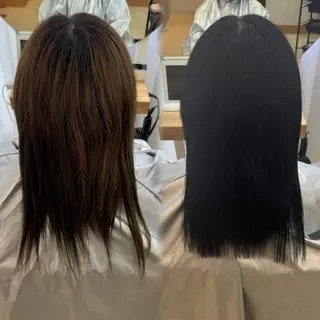 ミディアム lapereau ayanaのヘアスタイル