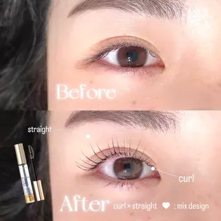 マツエク・マツパ niu(ニウ)所属・niu⟢ Maiのマツエク・マツパデザイン