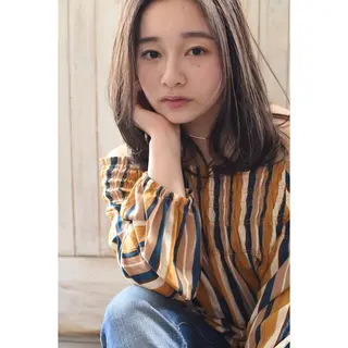 セミロング カラー パーマ メンズ 南堀江🌿パーマ Tetsu【テツ】のヘアスタイル