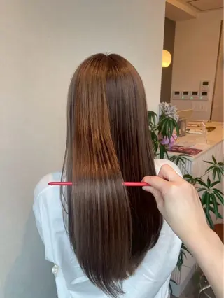 ロング カラー ヘアアレンジ Perfume by afloat 高橋樹のヘアスタイル