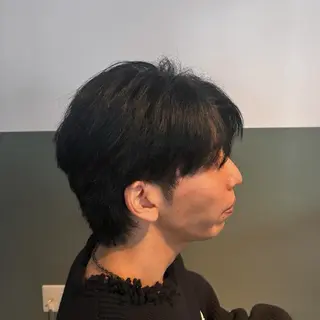 メンズ ⛄️艶カラー⛄️ ✨パーマ✨又吉のヘアスタイル