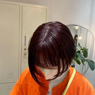 ショート カラー 石川 瑠琉のヘアスタイル