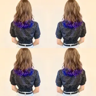 セミロング カラー Hair make VERDA所属・宮下 耕平のヘアスタイル