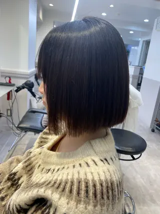 ショート ボブカット/ 尾崎龍聖のヘアスタイル