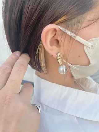 ショート カラー ショートボブ縮毛矯正 髪質改善のプロ山道潤のヘアスタイル