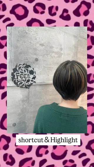 ショート 奈良/生駒/髪質改善 FEEL/マコのヘアスタイル