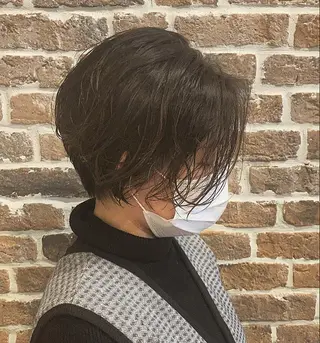 ショート カラー パーマ ヘアアレンジ 猫ッ毛さんヘア🐈 Misa【女性】のヘアスタイル