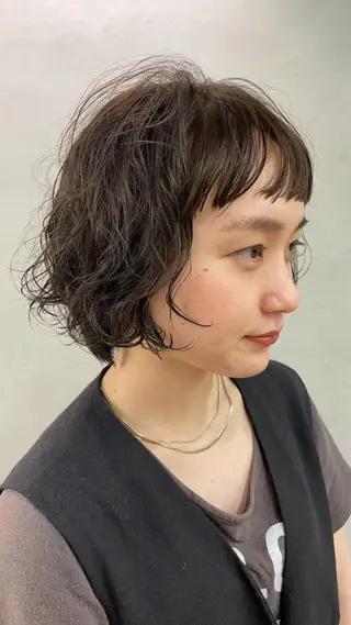 カラー パーマ lmano所属・🍃○岡 |  Maruokaのヘアスタイル