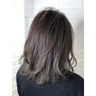 ミディアム カラー KIZU 髪質改善 オカルト怪談のヘアスタイル
