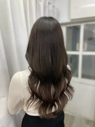 ロング カラー 韓国ヘア🤍髪質改善 🇰🇷AKANEのヘアスタイル