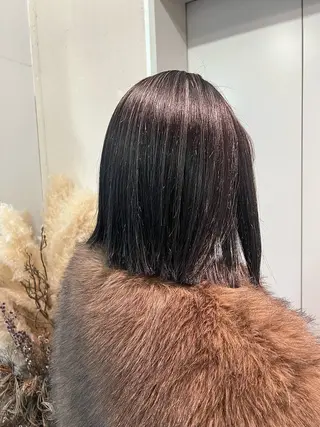 ショート カラー 透明感カラー/レイヤ ーhinata.のヘアスタイル