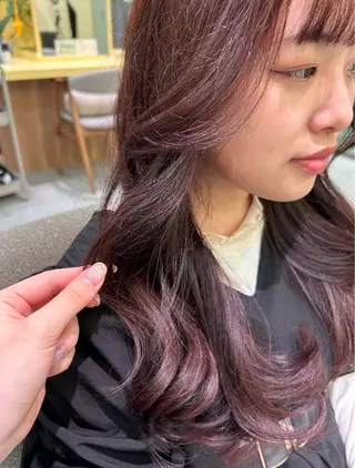 カラー 一條 乃亜のヘアスタイル