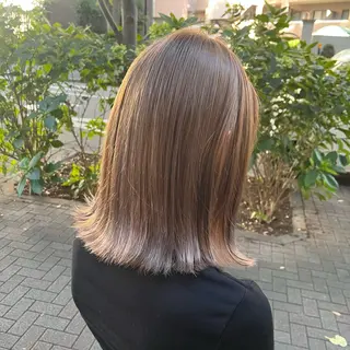 ミディアム カラー 🌻髪質改善カラー 🌻Yunaのヘアスタイル