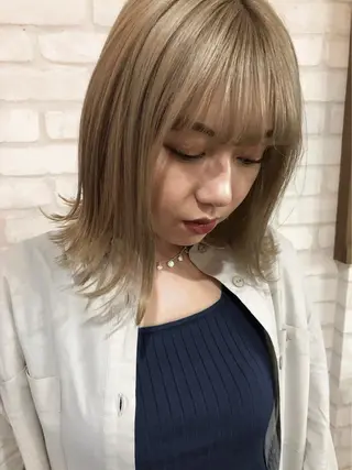 ミディアム cocoluana(ココルアナ)所属・韓国風ヘア専門 🇰🇷Noaのヘアスタイル