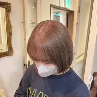 ショート カラー オカベ ショウマのヘアスタイル