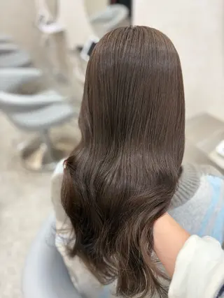 ロング カラー 新宿/韓国ヘア 中明度カラー/かやのヘアスタイル