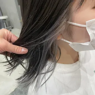 ミディアム カラー 五十嵐 雄毅のヘアスタイル