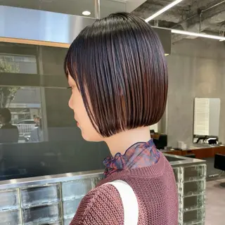 ショート カラー おぐらみゆう 🍎ボブ/ショートのヘアスタイル