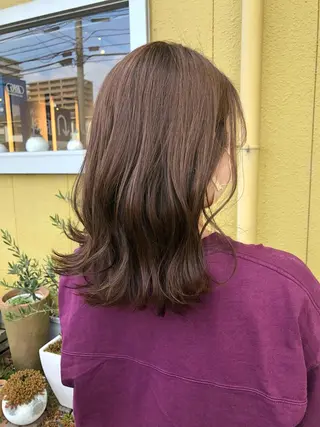 ミディアム 田中 愛巳のヘアスタイル