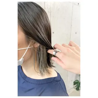 ミディアム カラー パーマ ヘアアレンジ メンズ キッズ TopStylist ✂︎ Azumaのヘアスタイル